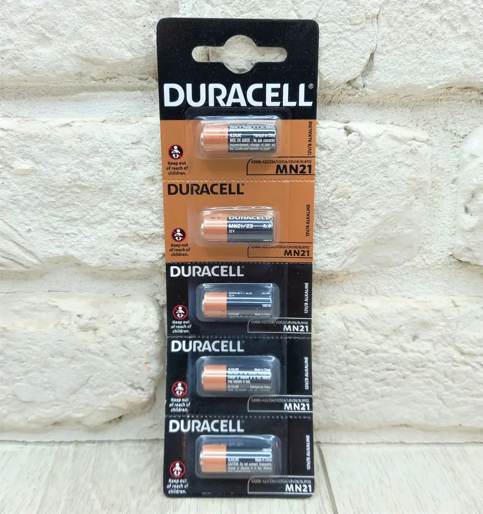 Батарейка Duracell 23A MN21 Alkaline 12V 5 шт./уп - фото 3