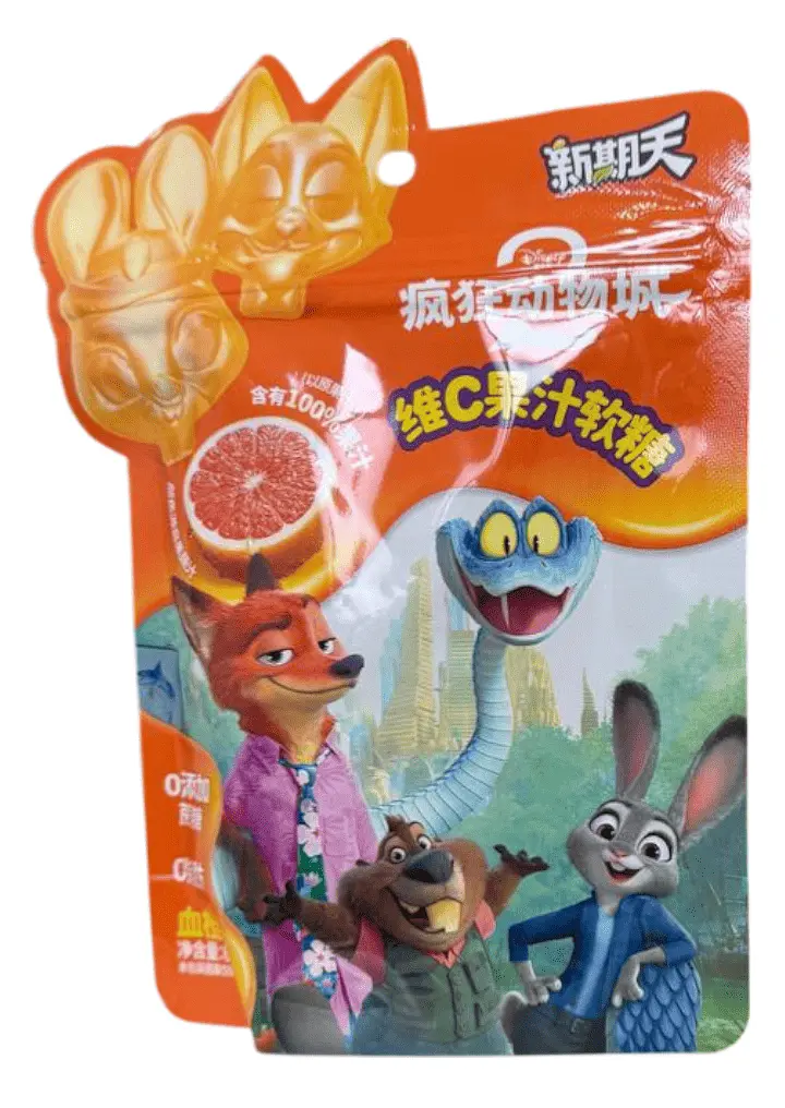 Жувальні цукерки Xinqitian Disney Zootopia Blood Orange Candy 75г