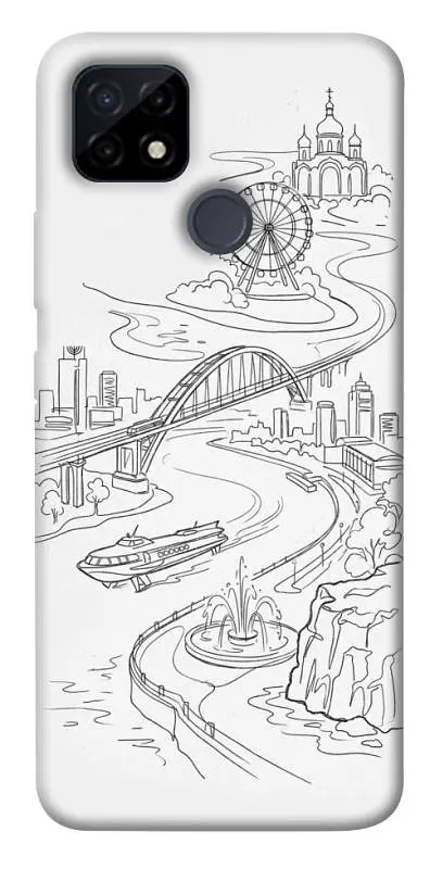 TPU чохол Demsky Dnipro spirit для Realme C21Y