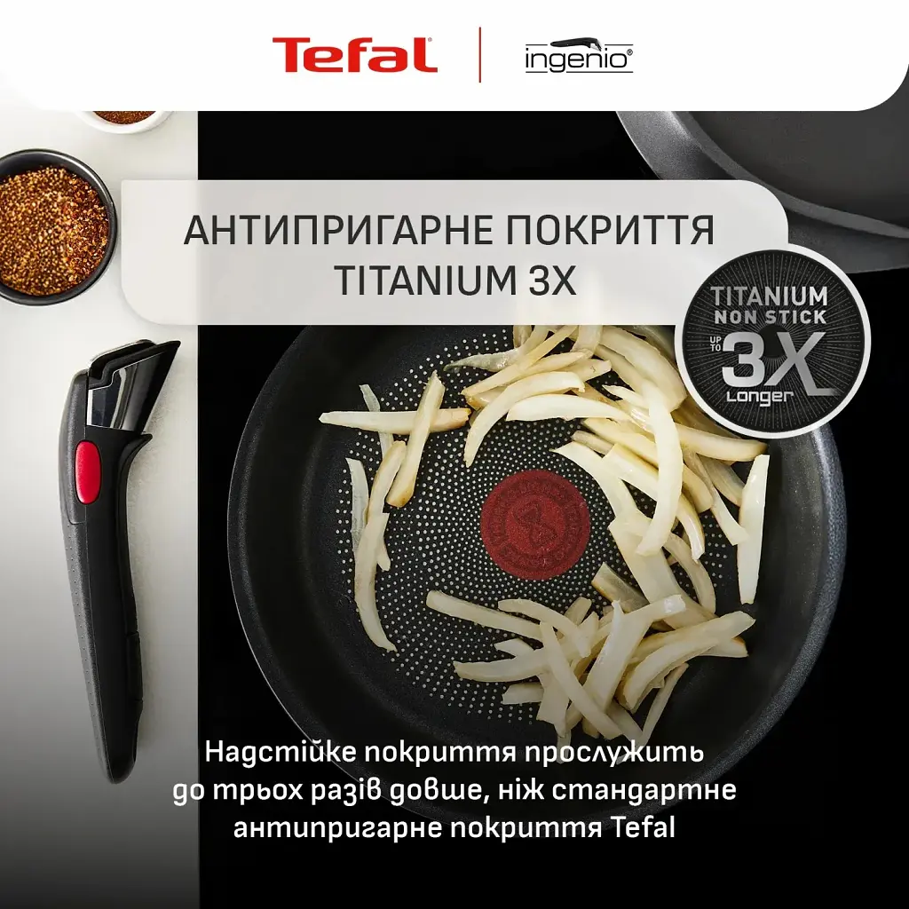 Набір посуду Tefal Ingenio Inspiration, 6 предметів, чорний (L867S604) - фото 9