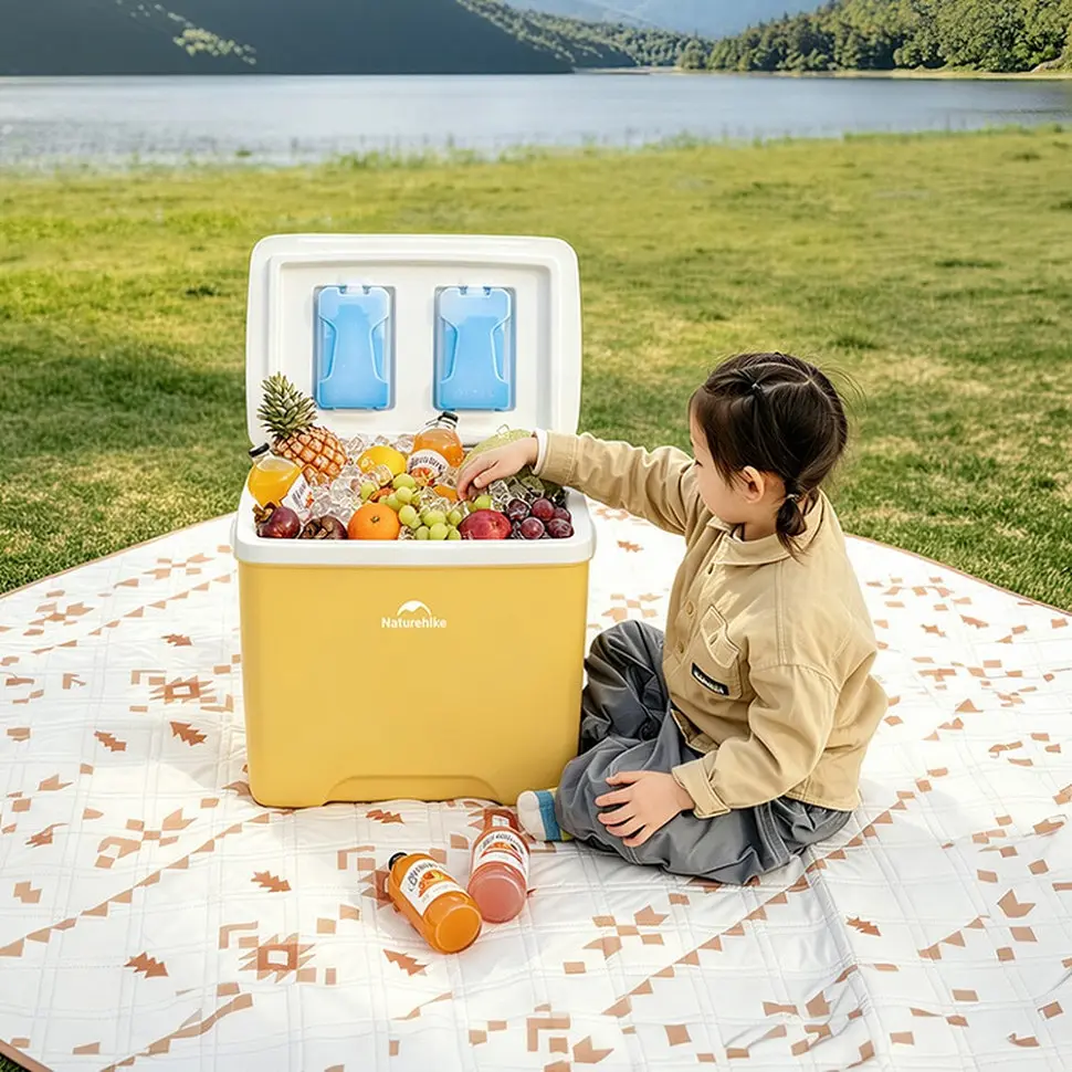 Туристичний холодильник Naturehike Whales PU CNK2450CF012, 32 л, світло-коричневий - фото 4