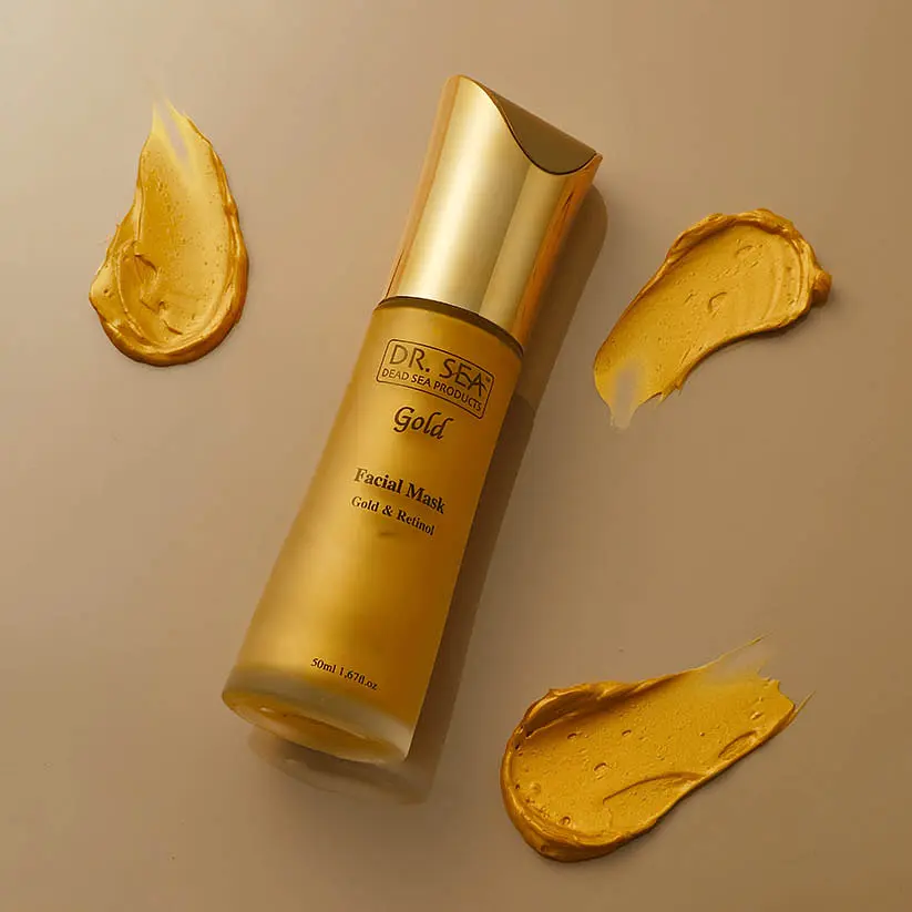 Омолоджувальна маска для обличчя Dr. Sea Gold з золотом і ретинолом 50 мл (501453) - фото 5