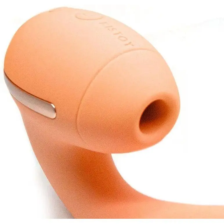 Вакуумний вібратор KisToy Tina Mini Violet вагінально-кліторальний Orange - фото 4