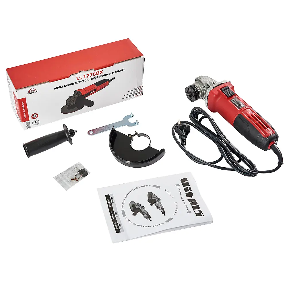 Кутова шліфувальна машина Vitals Ls1275BX (68360) - фото 9