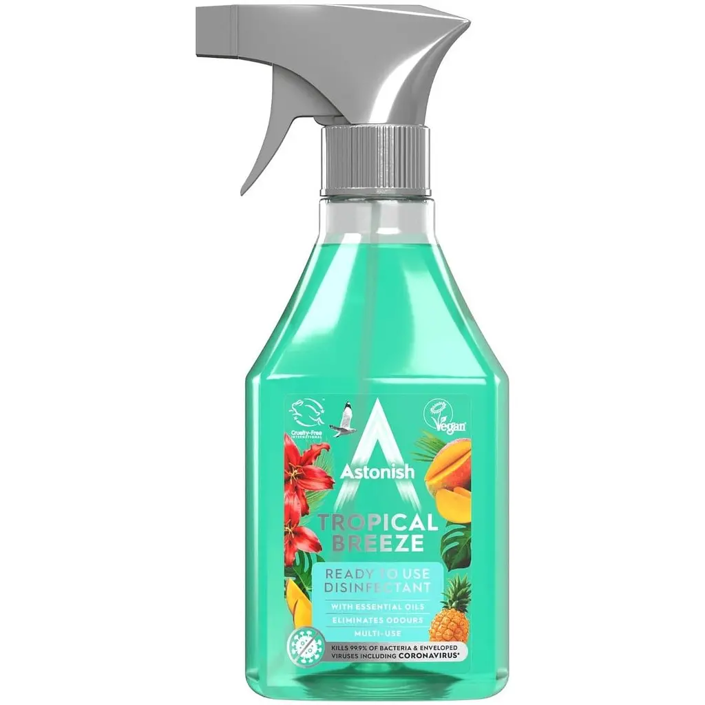 Універсальний дезінфікуючий спрей без хлору Tropical Breeze 550 мл