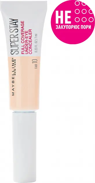 Консилер Maybelline New York Super Stay Under-Eye Concealer оттенок 10 Светло-бежевый 6 мл (B3251600) - фото 4