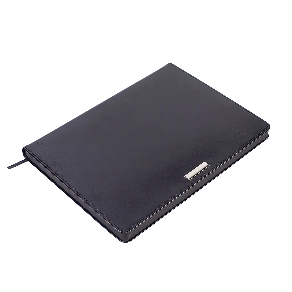 Щоденник недатований Buromax Salerno L2U А4 штучна шкіра 336 сторінок чорний (BM.20990-01) - фото 2