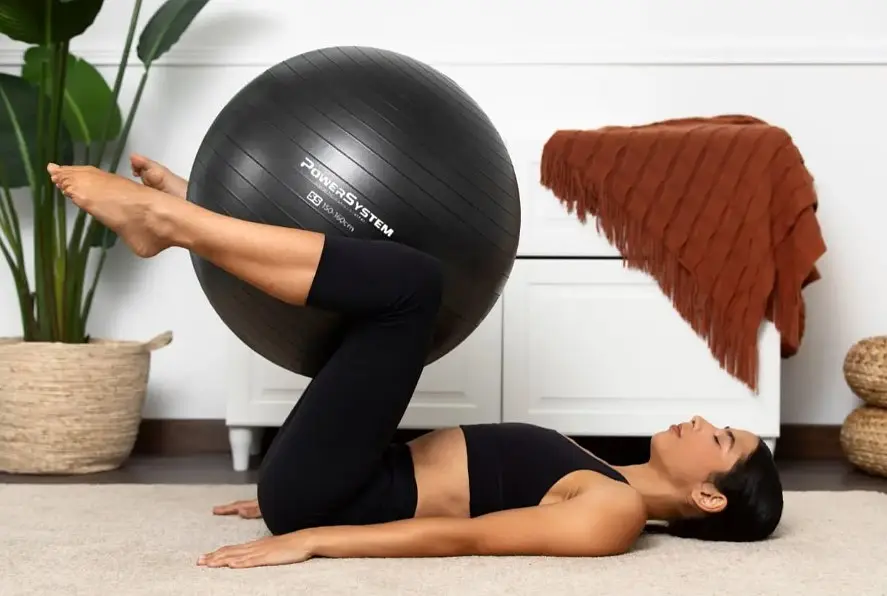 М'яч для фітнесу (фітбол) Power System PS-4011 Ø55 cm PRO Gymball Black (4011BK-0) - фото 8