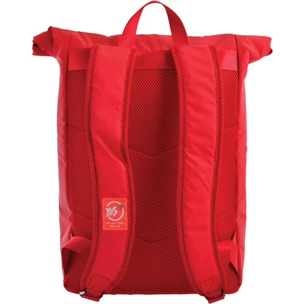 Рюкзак міський Yes Roll-top T-65 Reflective Burgundy, красный (557496) - фото 3