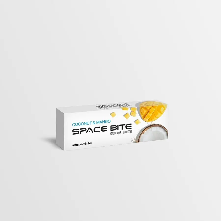 Батончики Spacefood Space Bite Protein Bar Coconut-Mango, 10*45 грамм - фото 3