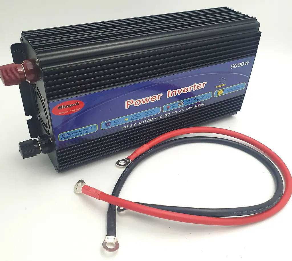 Автоінвертор 12 V-220 V 5000 W перетворювач напруги WimpeX 12 V-220 V 5000 Вт - фото 6
