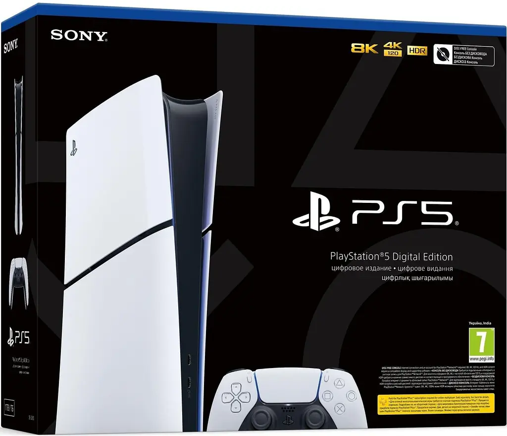 Ігрова консоль Sony PlayStation 5 Slim Digital Edition 825Gb White (1000040658) - фото 5