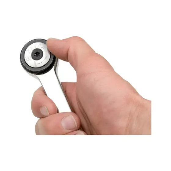 Трещотка Wurth Zebra 1/4" 72 зубца с поворотным диском L135 мм (07120140) - фото 3