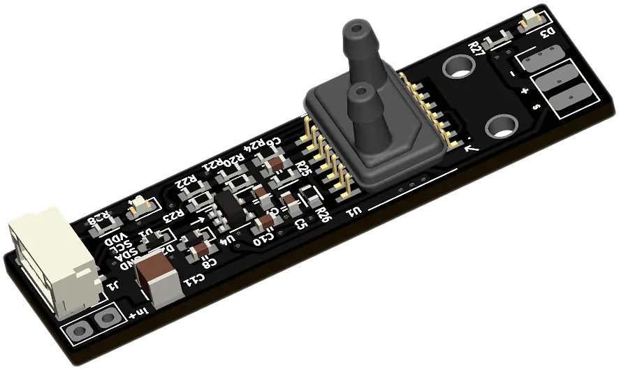 Датчик повітряної швидкості Kashtan Digital Airspeed Sensor AI5525 I2c (з підігрівом) - фото 2