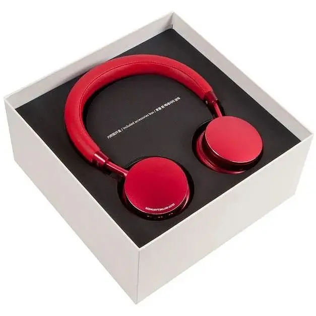 Навушники Remax RB-520HB Bluetooth V4.2 300mAh 8ч накладні бездротові Red - фото 2
