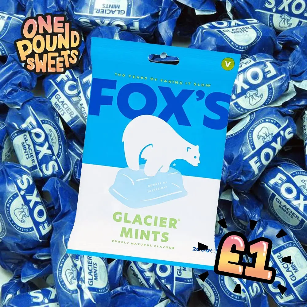 М'ятні льодяники Fox's Glacier Mints 130g - фото 2