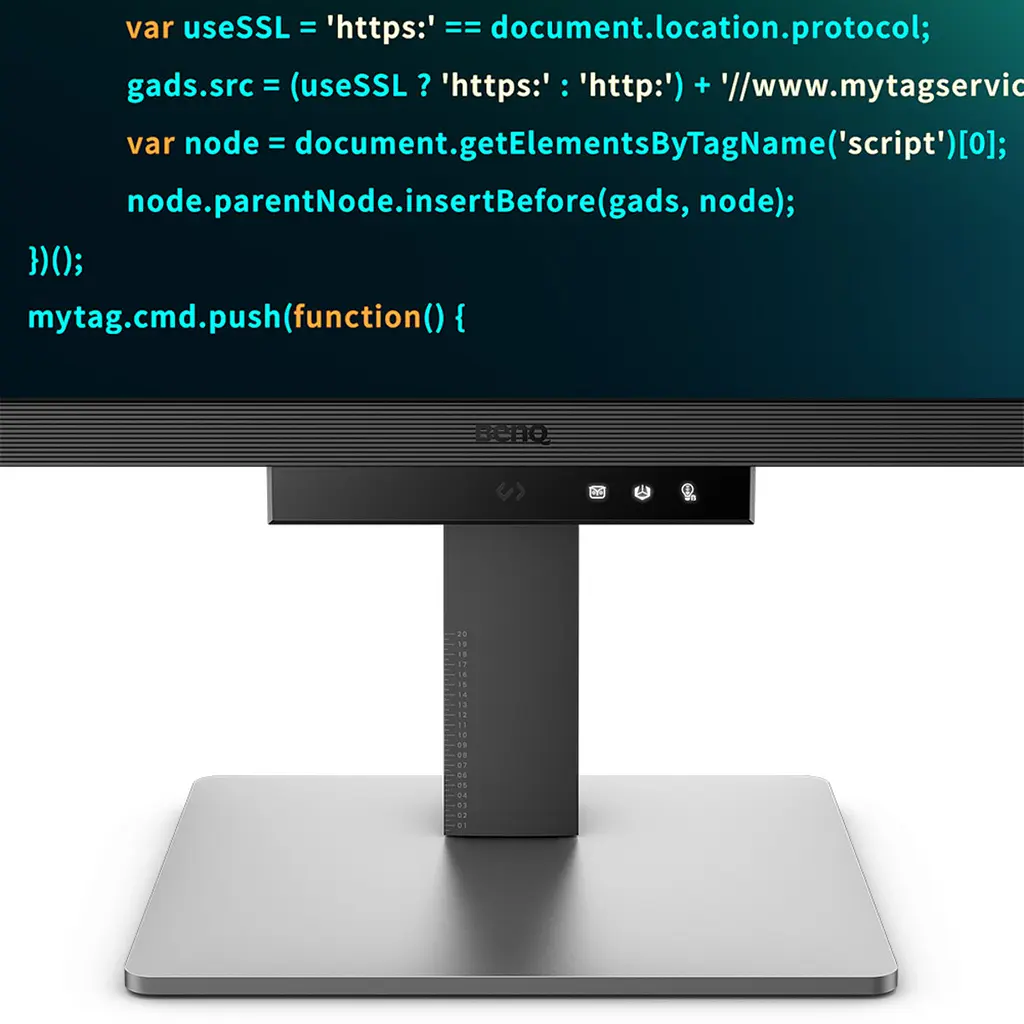 Монітор TFT 24.1 BenQ RD240Q, WQXGA, 16:10, USB-C, HDMI, DP, HAS, Pivot, колонки, темно-сірий - фото 8