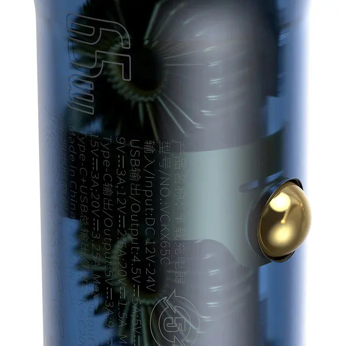 Автомобільний зарядний пристрій Baseus Particular Digital Display Dual QC4.0+ 65W [CCKX-C0G] [110005] - фото 6