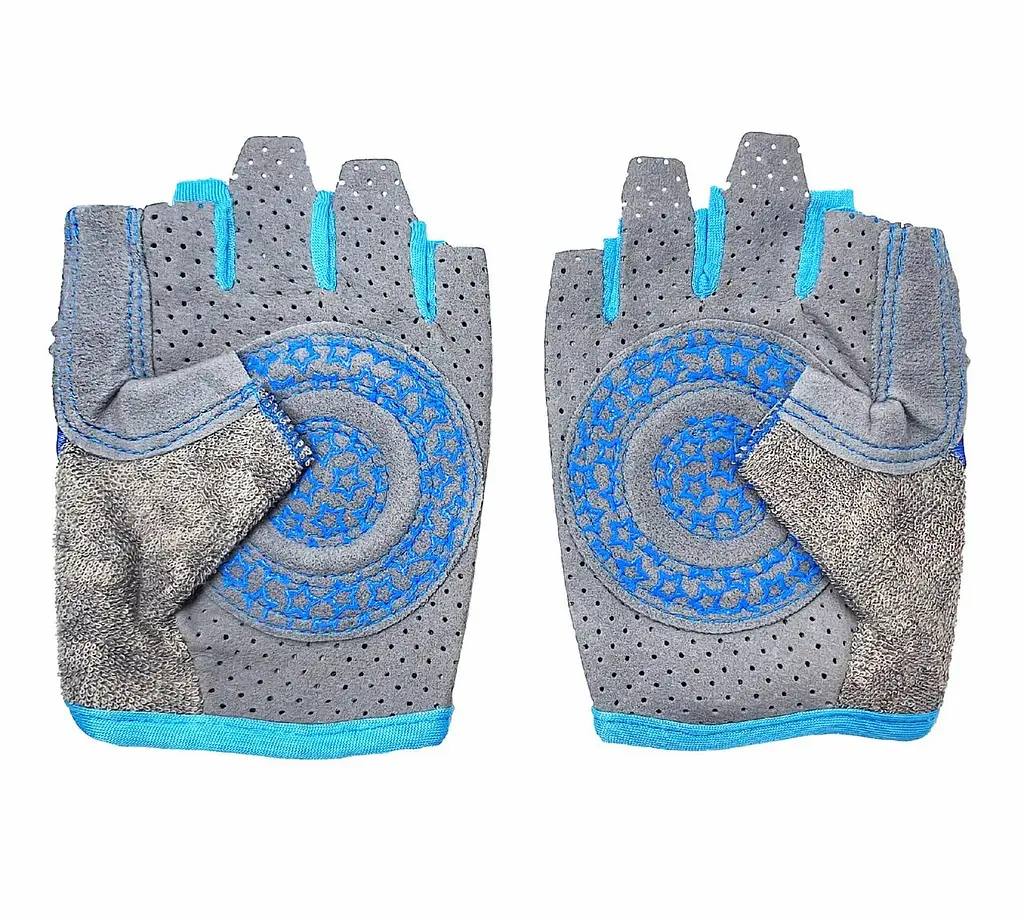 Велорукавиці дитячі Chdren Sport з короткими пальцями XL синьо-сірий (G0001596) - фото 2