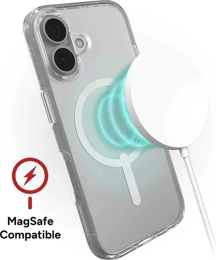 Чохол протиударний ZAGG Gear4 Crystal Palace MagSafe для iPhone 16 Прозорий - фото 3