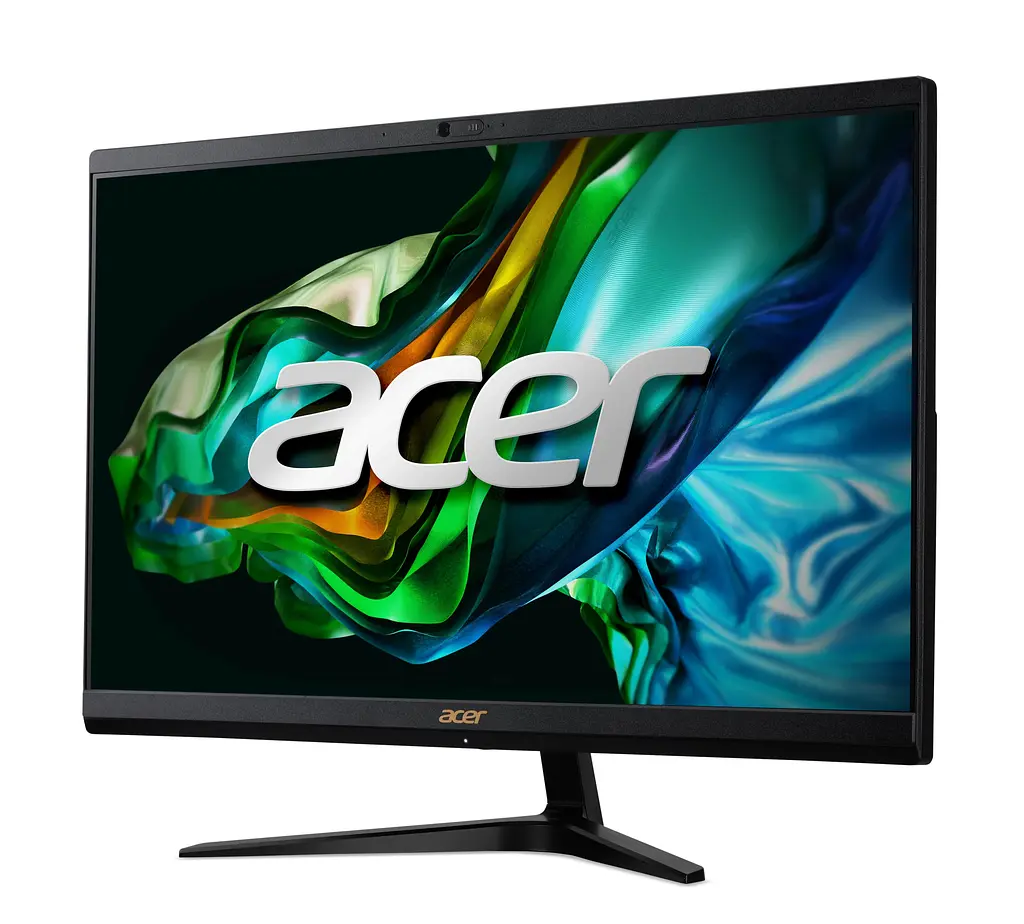 Компьютер персональный моноблок Acer Aspire C24-1800 23.8' FHD Intel i3-1305U 16GB F512GB UMA WiFi кл+м без ОС черный (DQ.BLFME.00L) - фото 2