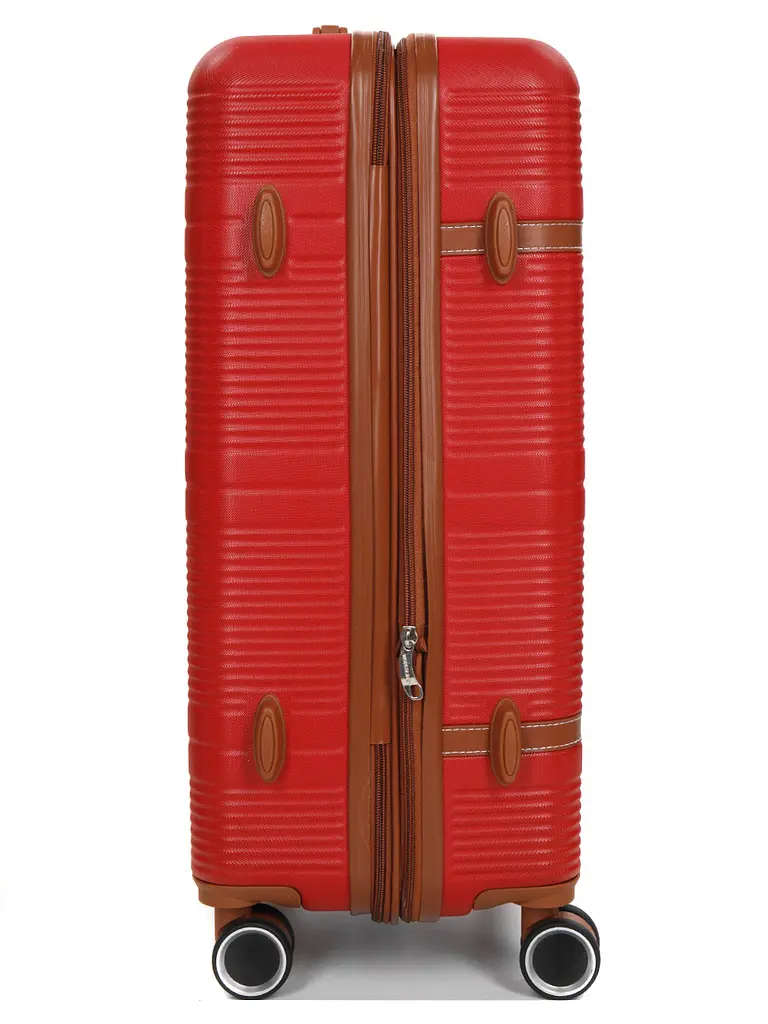 Валіза середня M ABS-пластик Worldline Airtex 629 67×45×27см 74л Червона - фото 6