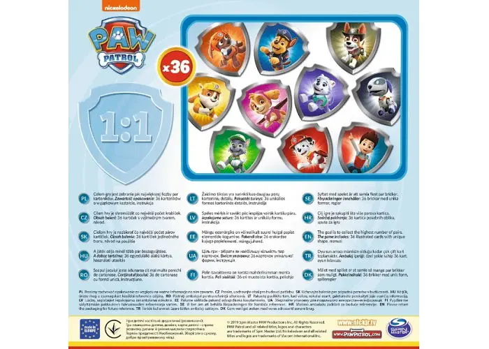Настільна гра Trefl Мемо Щенячий патруль (Memos Paw Patrol) (01892) - фото 2