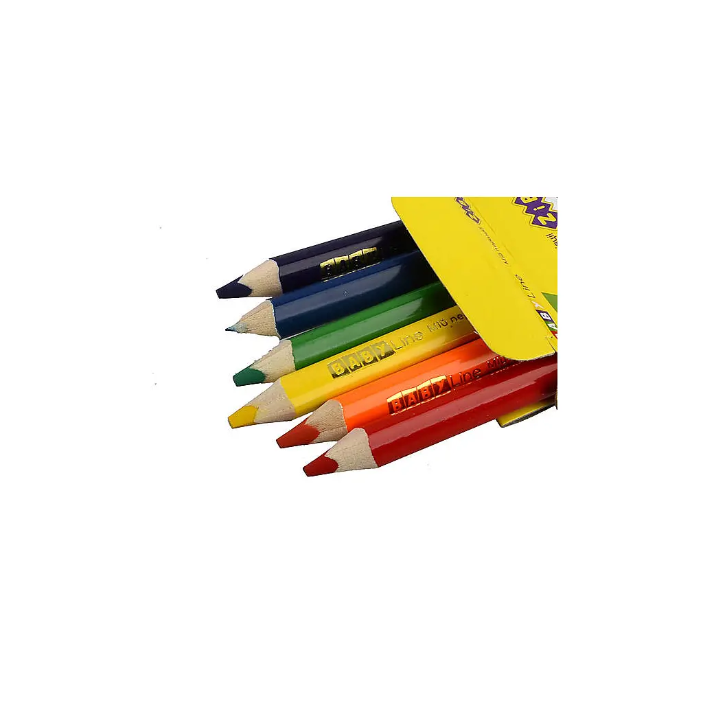 Олівці кольорові ZiBi Baby line mini jumbo 6 кольорів (ZB.2450) - фото 2