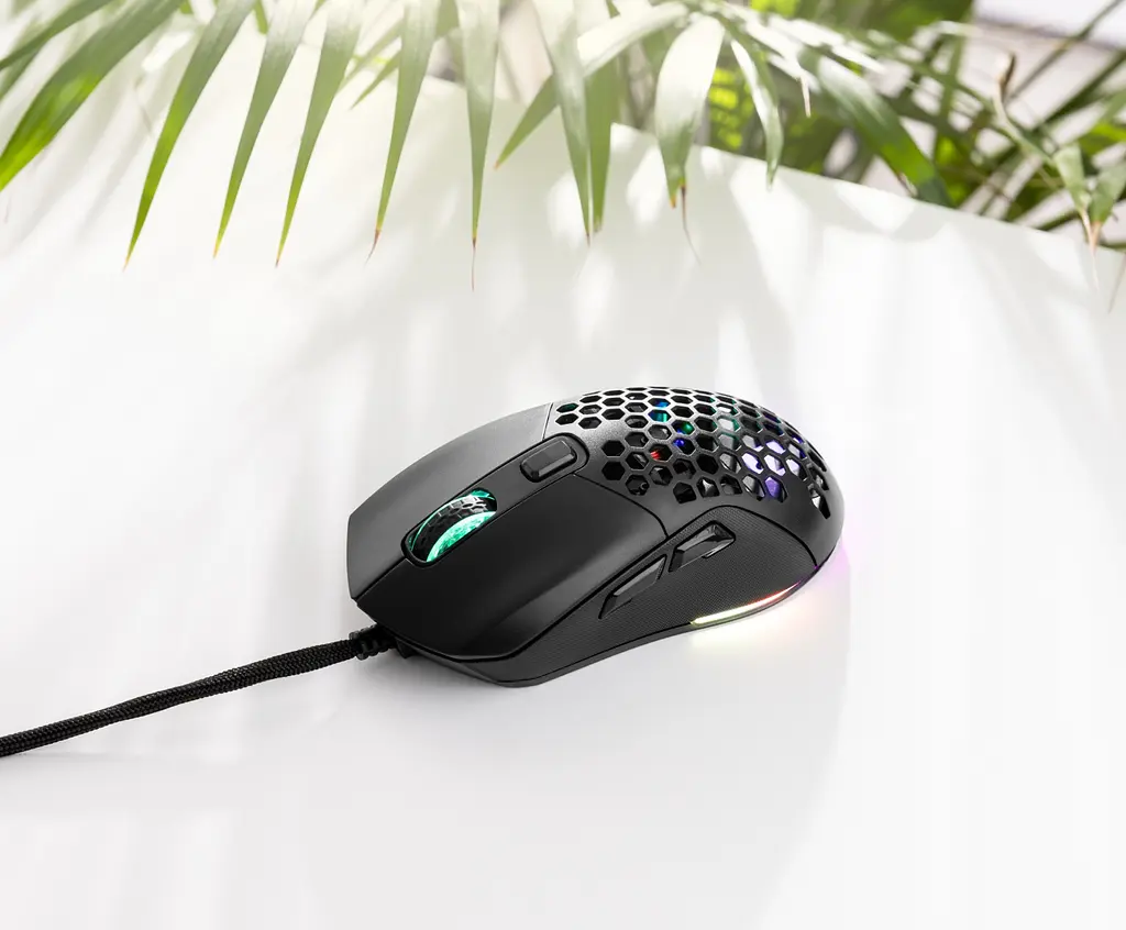 Мишка Sandberg FlexCover 6D Gamer Mouse RGB ігрова 12800 dpi 6 кнопок Huano чорна - фото 7
