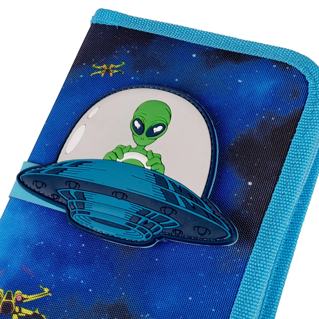 Шкільний пенал твердий одинарний з двома клапанами Yes UFO HP-04 - фото 5