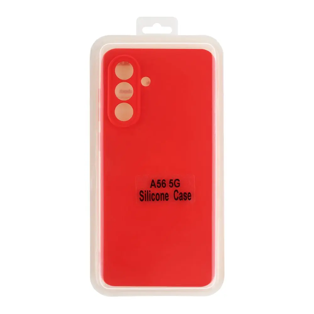 Чохол Silicone Cover з рамкою камери A Samsung Galaxy A56 5G A566 Red (36975_3609712) - фото 2