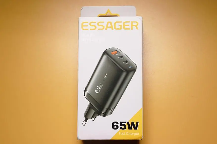 Зарядний пристрій - блок Essager ES-CD23 65w (3 виходи) чорний - фото 7