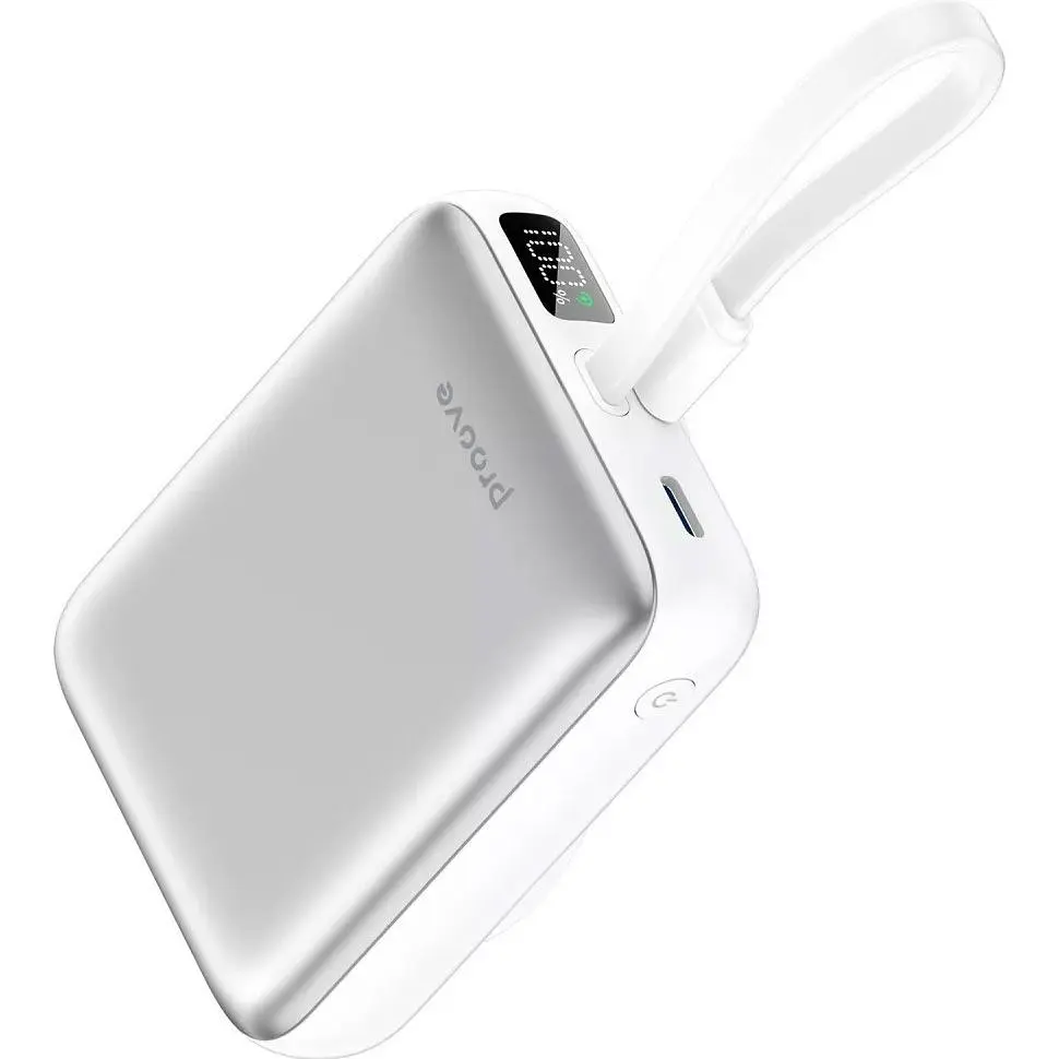 Зовнішній акумулятор Proove Neutron 10000mAh 22.5W Silver/White (PBNE22022206) [152193] - фото 2
