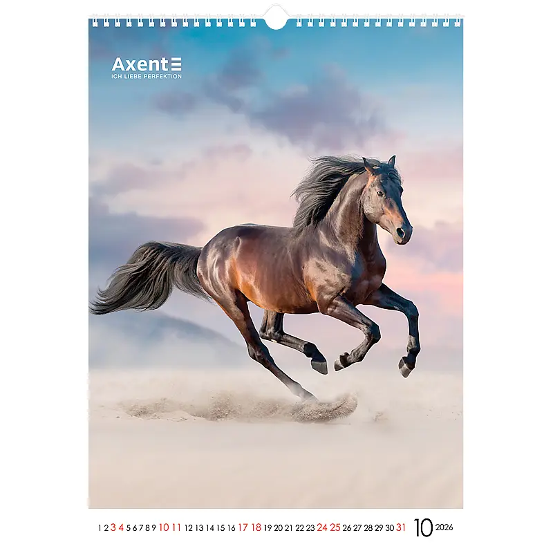 Календар настінний Axent А3 Horses 2026 рік (8804-26-3-A) - фото 11