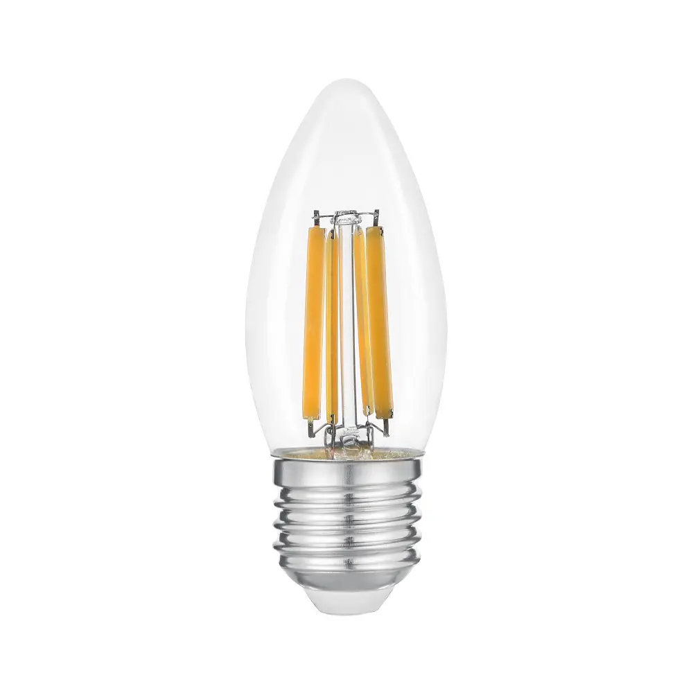 Лампа LED FILAMENT С37 9W E27 4000K VIOLUX ( 833074 )