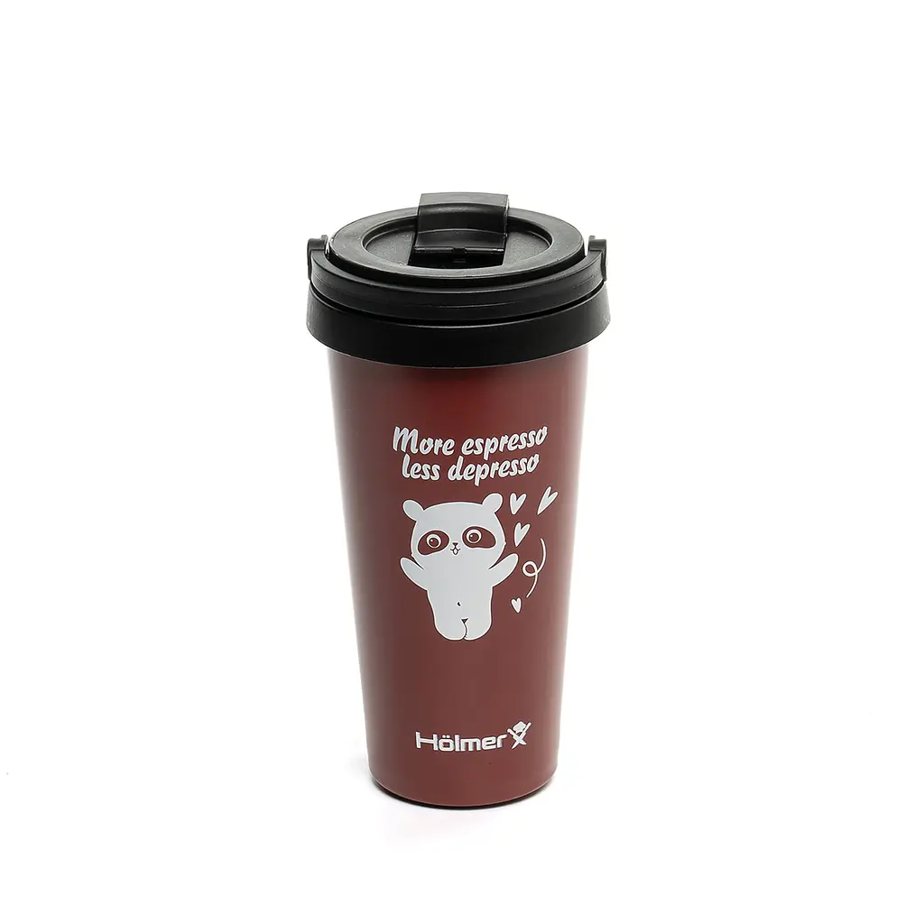 Термокухоль Holmer TC-0500-DR Coffee Time 500 мл червоний (TC-0500-DR Coffee Time) - фото 2