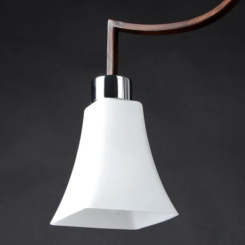 Люстра потолочная Brille для кухни E14 40W BR (LK-284C/3) - фото 9