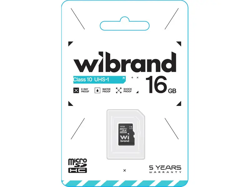 Карта пам'яті Wibrand microSD UHS-I Class 10 16 GB (WICDHU1/16GB) - фото 2