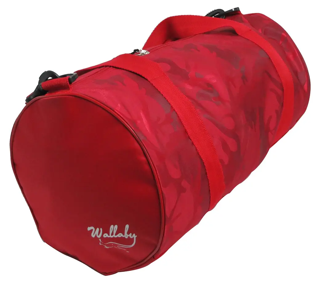 Сумка спортивна циліндричної форми Wallaby 214 28L Червона - фото 2