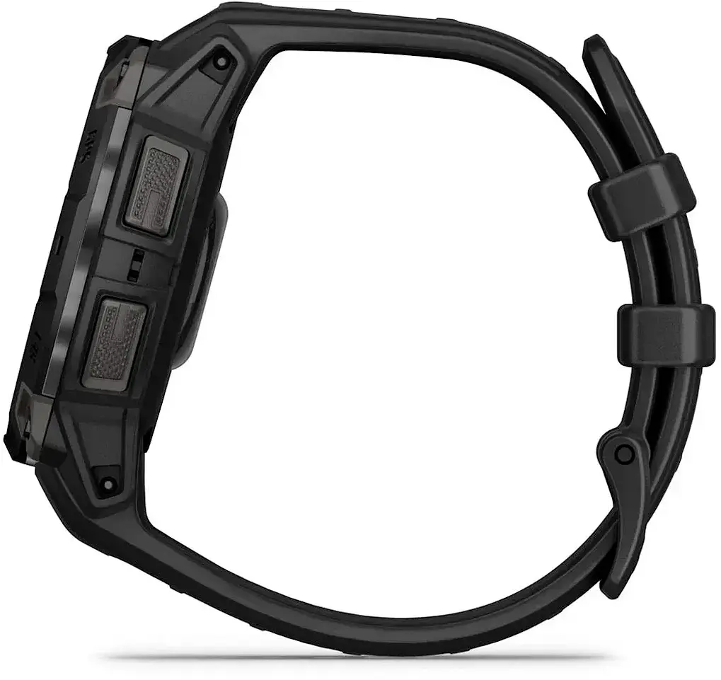 Смарт-часы Garmin Instinct 3 45mm AMOLED Black with Black Silicone Band (010-02936-40) - фото 5