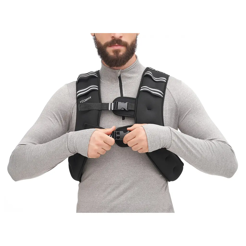 Жилет-обтяжувач для тренувань Cornix Weight Vest 8 кг XR-0344 Black - фото 2