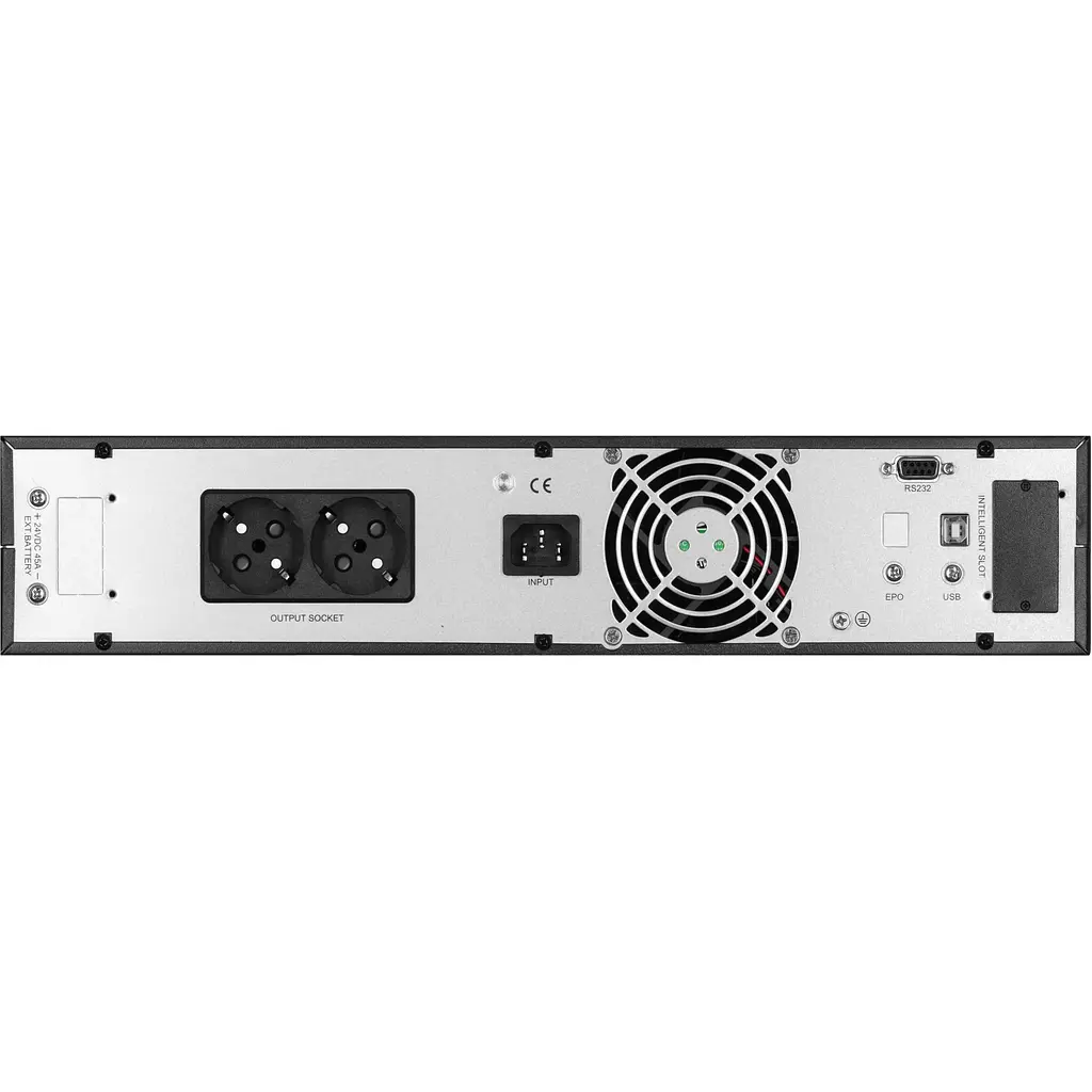 Источник бесперебойного питания 2E OD1000RT, 1000VA/900W, RT2U, LCD, USB, 3xSchuko - фото 4