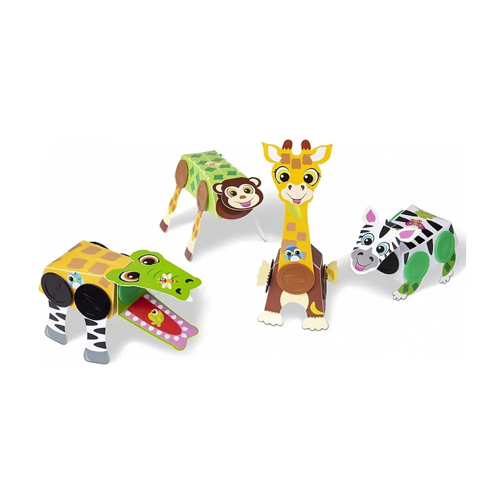 Набір для творчості Melissa & Doug Веселі тварини Сафарі (MD30190) - фото 3
