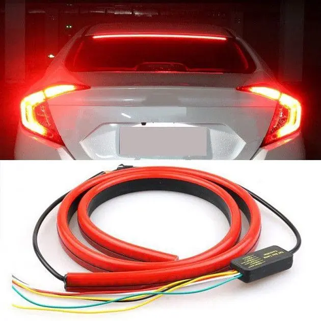 Стоп-сигнал додатковий 104см 40LED під заднє скло гнучкий, Аварійка, Побіжний поворот, Стробоскоп - фото 2