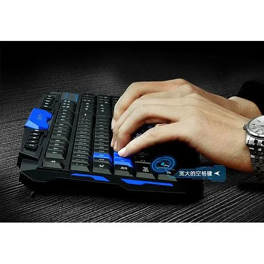 Клавиатура и мышь беспроводные игровые XPRO HK8100 (MER-15071_460) - фото 7