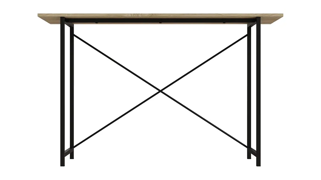 Стіл письмовий Line Лайт Ferrum-decor 750x1200x500 Чорний метал ДСП Дуб Сонома 16 мм (FRD-104853) - фото 7