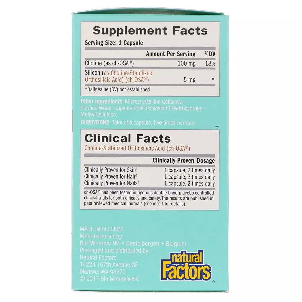 Активатор колагену Natural Factors BioSil Collagen Generator 60 вегетаріанських капсул - фото 2