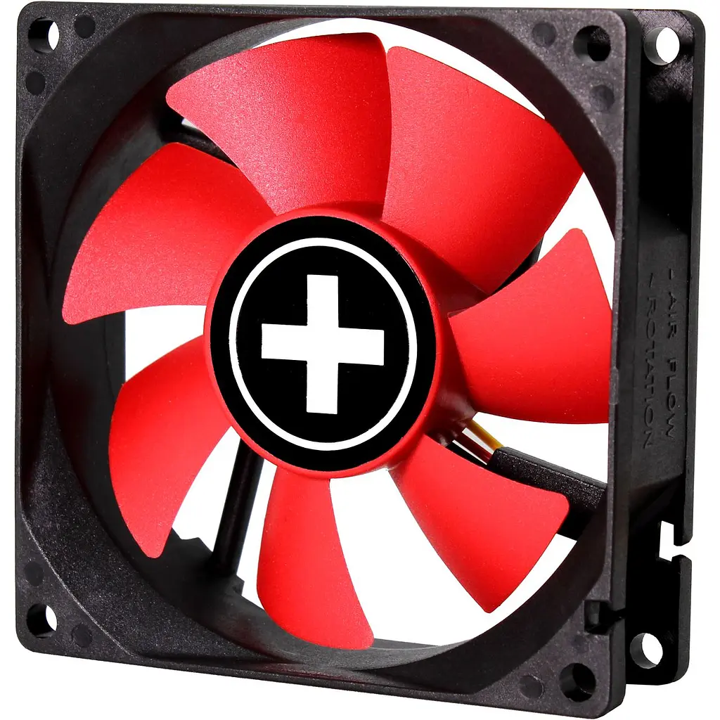 Вентилятор для корпуса 80mm Xilence Performance C XPF80.R.PWM Red/Black, Retail Box - фото 4