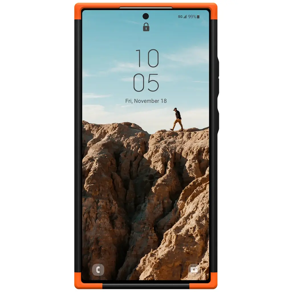 Оригинальный противоударный чехол UAG Civilian для Samsung Galaxy S24 Ultra (6.8") Olive 214439117272 - фото 4
