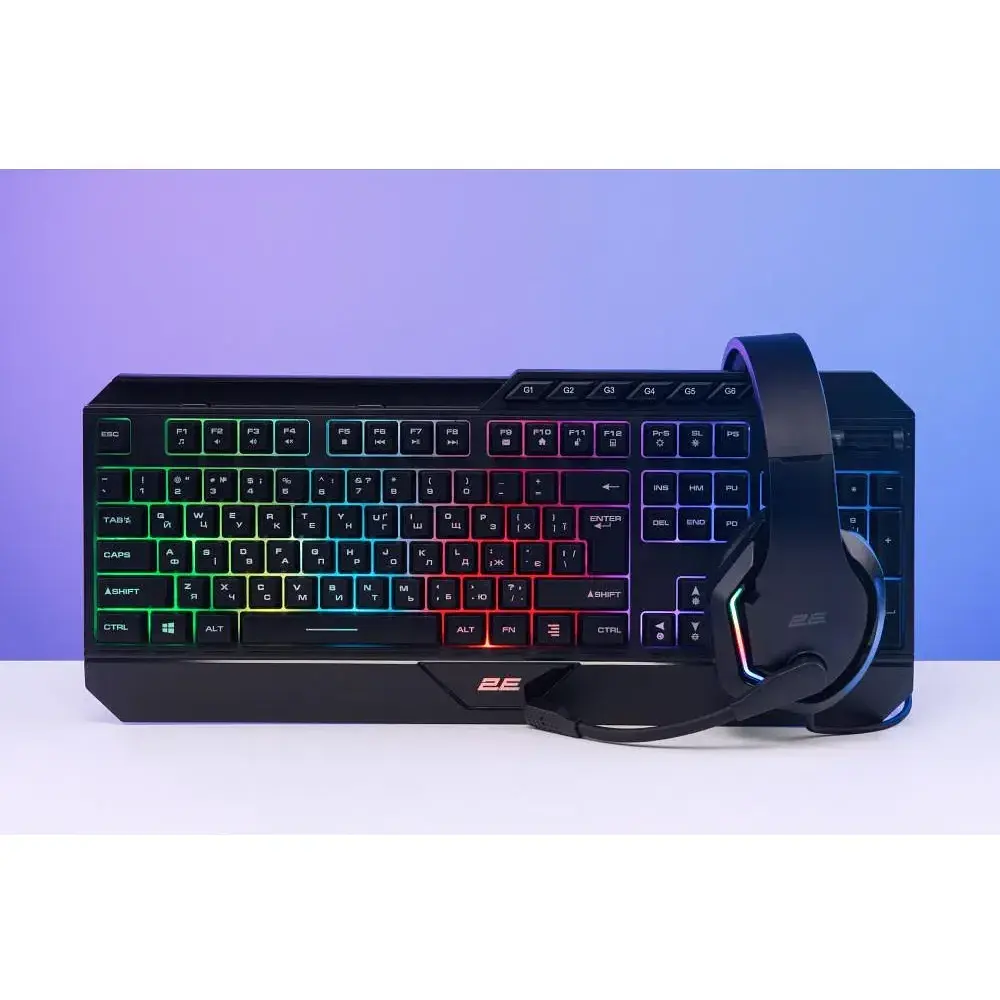 Навушники з мікрофоном 2E Gaming HG315 RGB USB 7.1 Black (2E-HG315BK-7.1) - фото 7